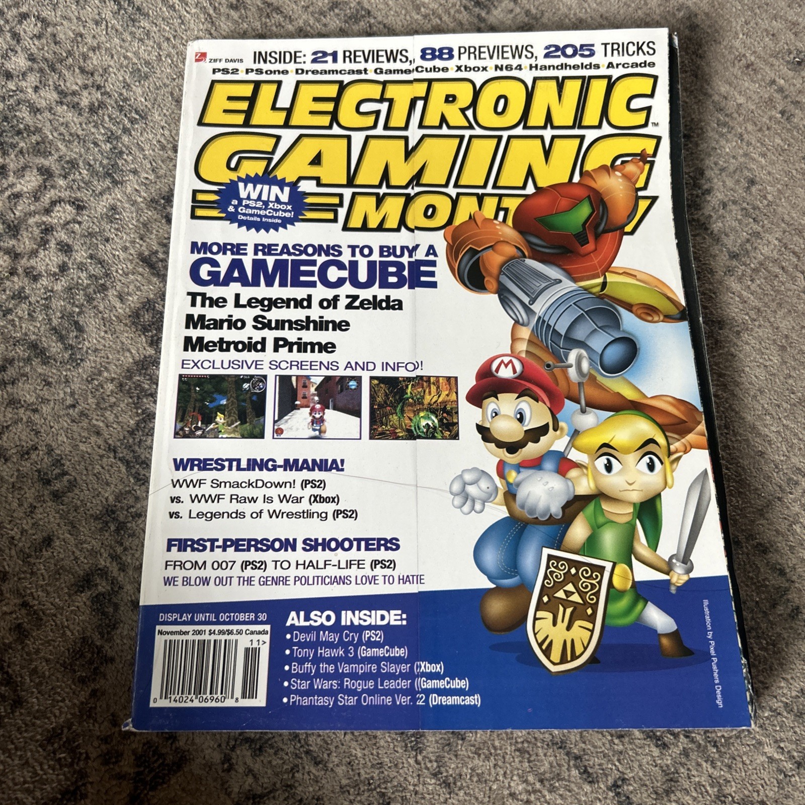 Electronic Gaming Monthly Magazine: Gamecube November 2001