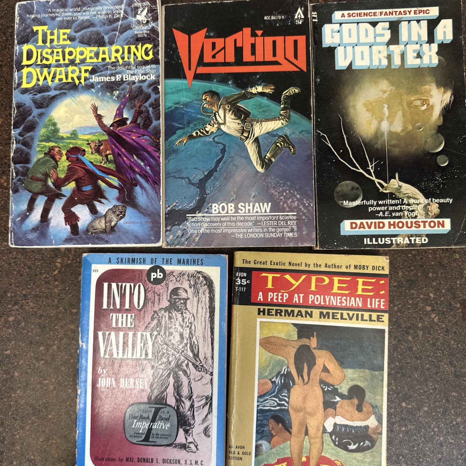 Vintage Paperback Lot Sci-Fi Fantasy TV Classic Blaylock Shaw Partridge Melville