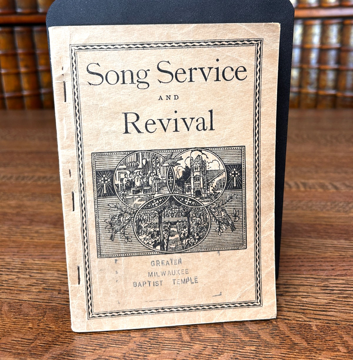 Song Service and Revival, Stamps Baxter; 1933 Stapled Paper Binding