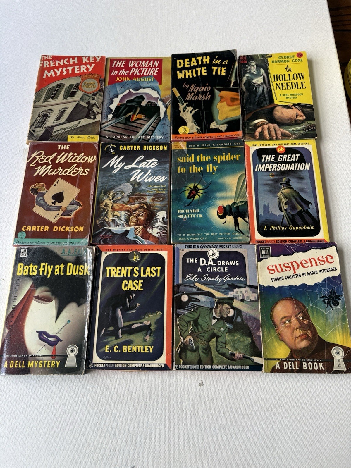 Vintage Pocket Books Early Mysteries ( 1940’s) A. A. Fair, Ngaio Marsh….
