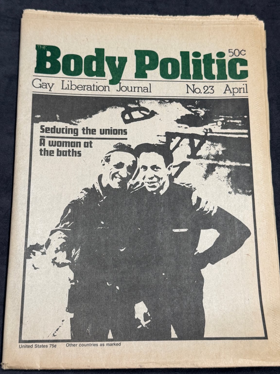 Body Politic Gay Liberation Journal No. 23 March-April 1976 LGBTQ+ History