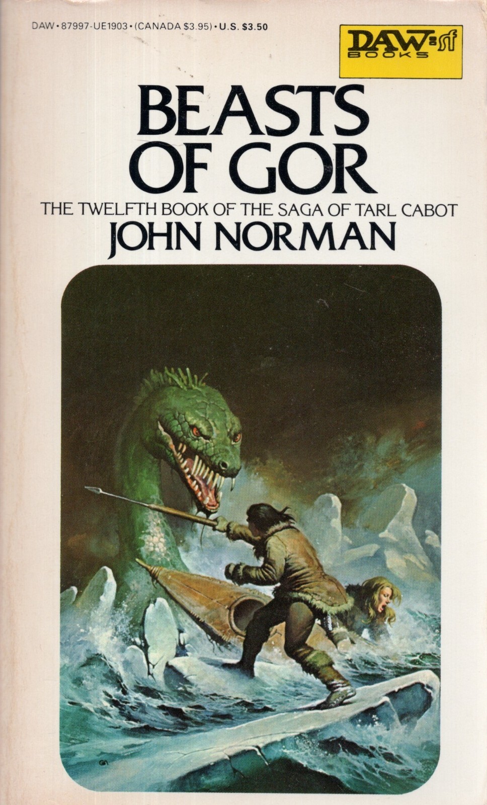 Beasts of Gor by John Norman Vintage Science Fiction Daw Paperback NEW Mint