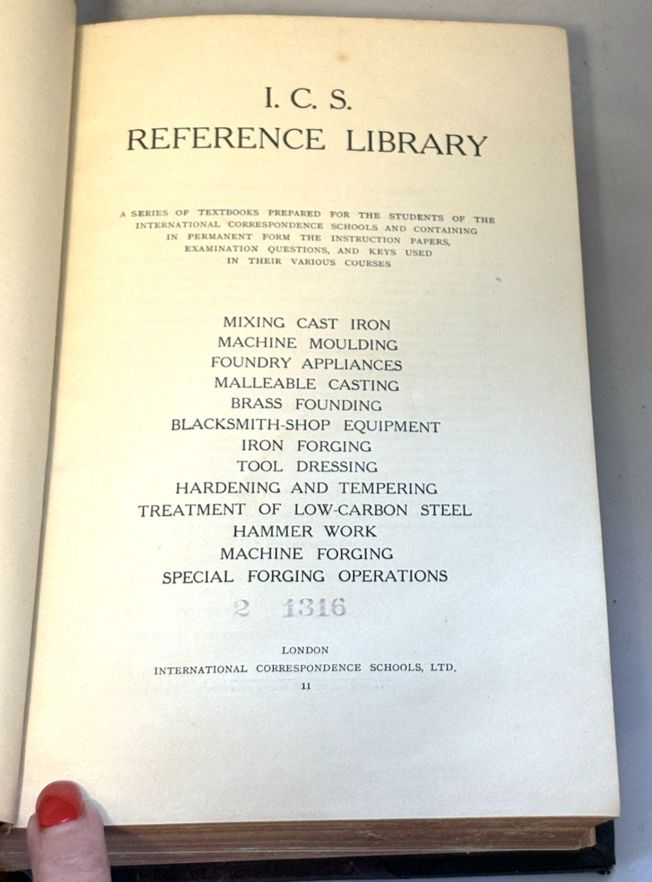 ICS Reference Library Vol 2 6 11 Steam Engine Boiler Antique Industrial