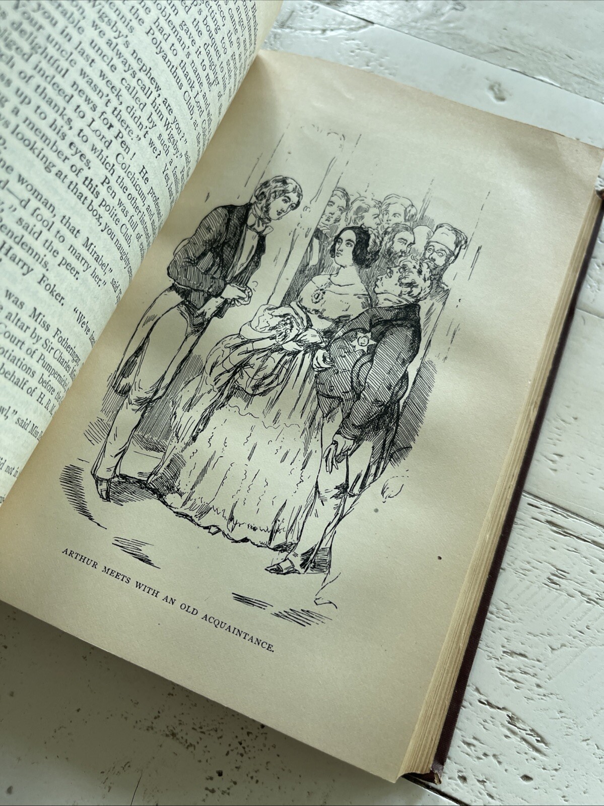 Thackeray’s Works : Pendennis | Belford Clarke Vintage HC, 1880s Binding Loose