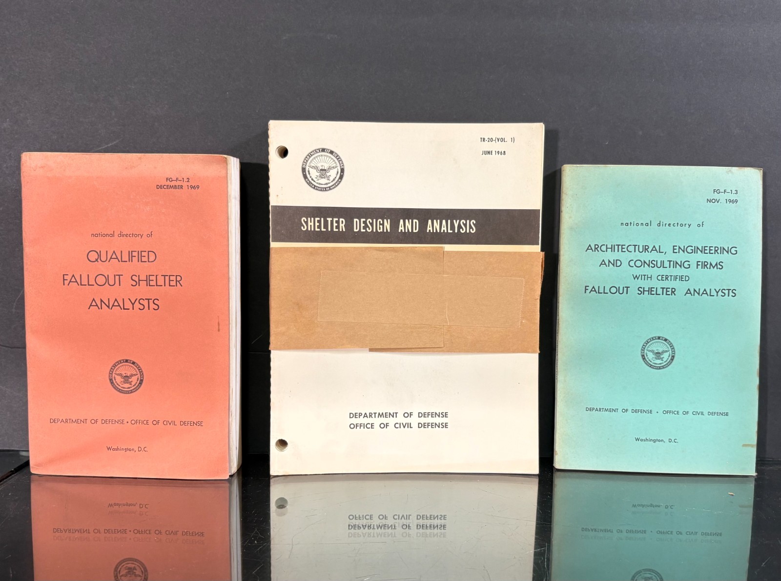 1965 COLD WAR Dept of Defense SHELTER DESIGN & ANALYSIS Fallout Radiation Shield
