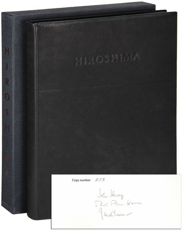 John Hersey & Jacob Lawrence-HIROSHIMA-1983-1ST ED-LIMITED EDITIONS CLUB-SIGNED