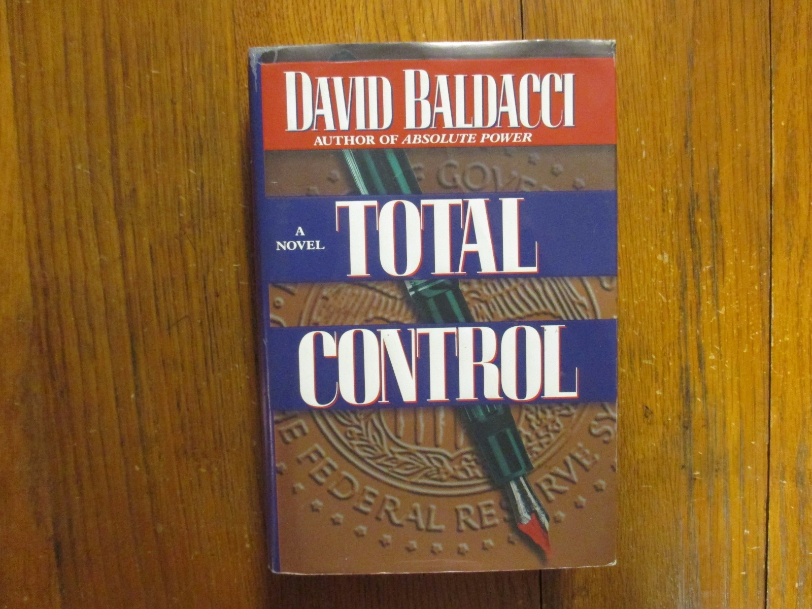 DAVID BALDACCI Signed Book(„TOTAL CONTROL“- 1997 First Edition Hardback)