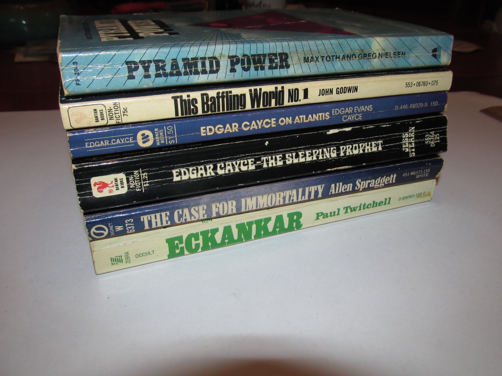 UNEXPLAINED, ECKANKAR 1ST, ESP, CAYCE, TELEPATHY, ATLANTIS, PYRAMID PB BOOK LOT