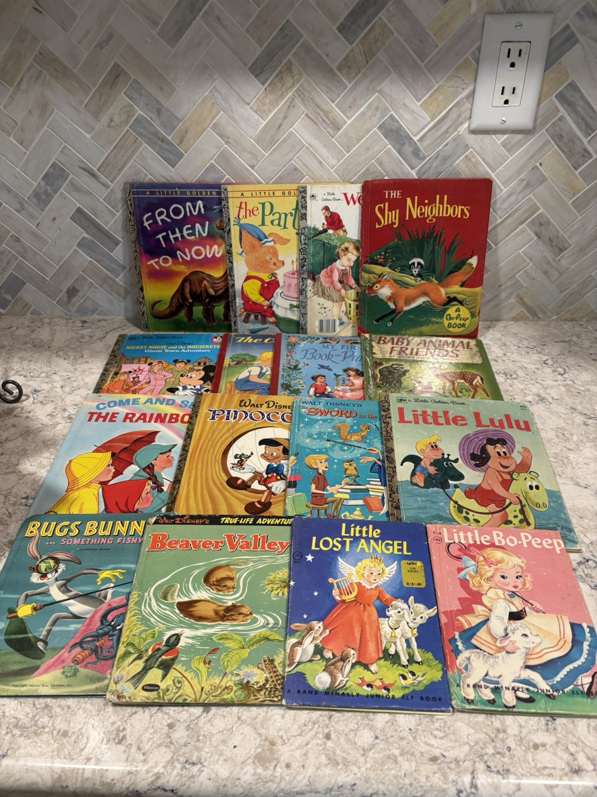 Vtg Lot of 16 Childrens HC books 1946-1970s*Golden*Whitman*Whitman*Rand McNally