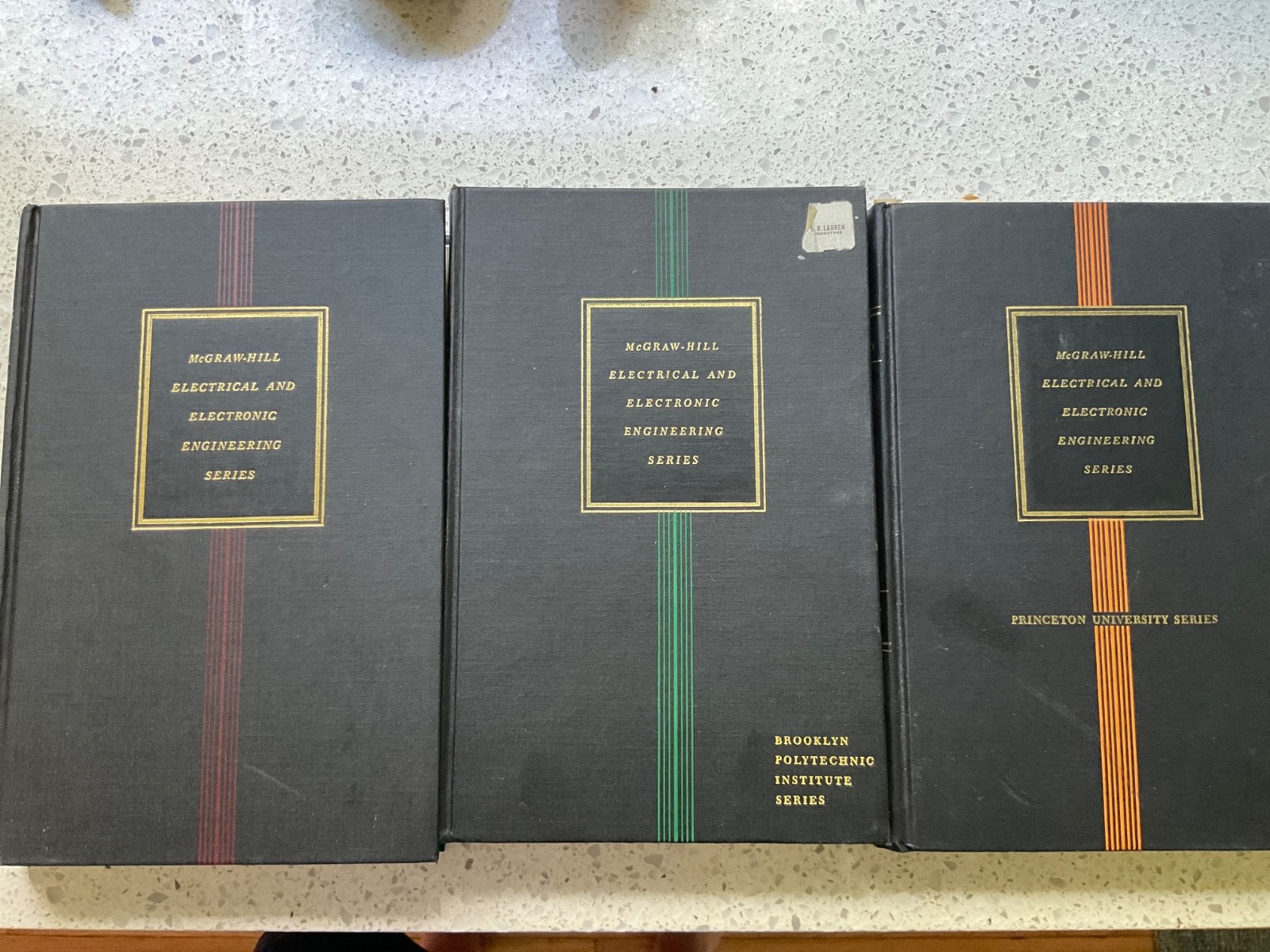 VTG McGraw-Hill Electrical Engineering Series Lot of 3 Classic Technical Books
