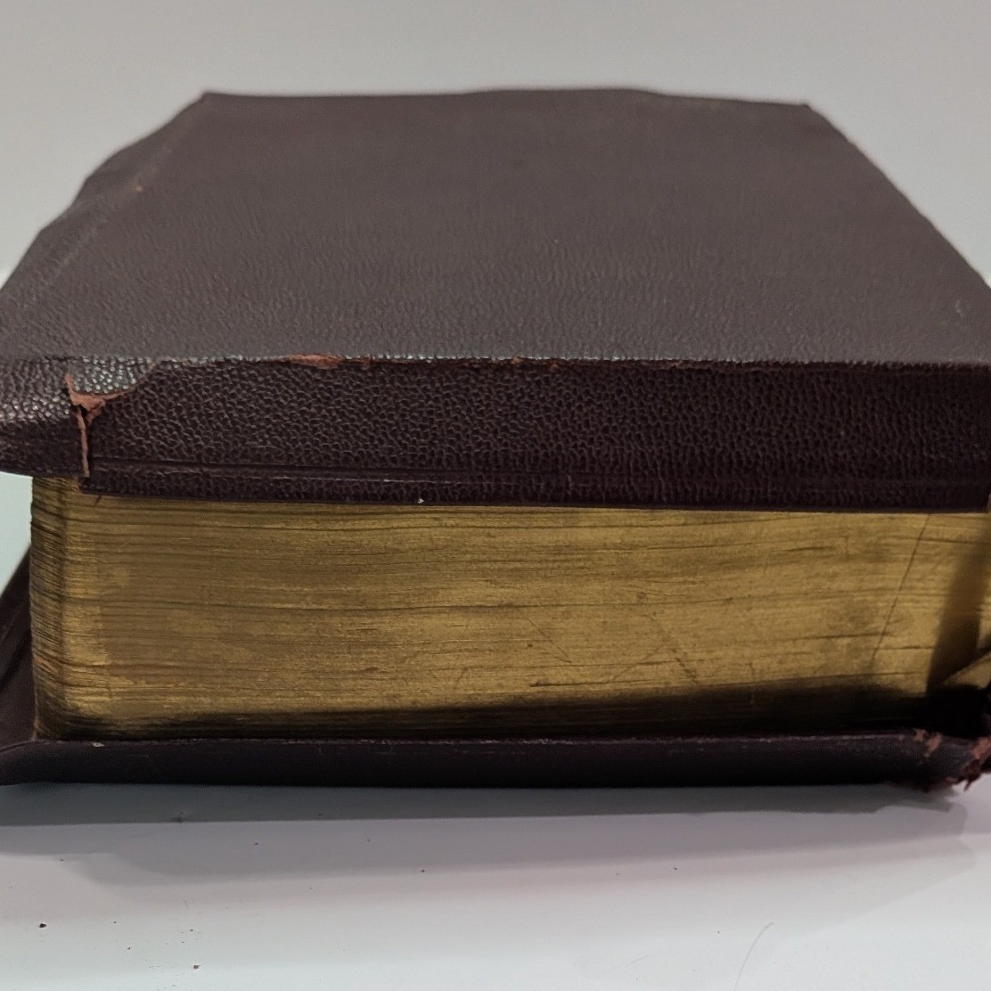 The Catholic Press Holy Trinity Edition Bible 1951 Burgundy Gold Gilt Fair