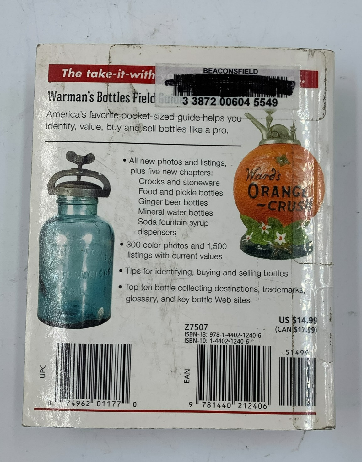 Warman’s Bottles Field Guide: Values and Identification by Michael Polak, Good