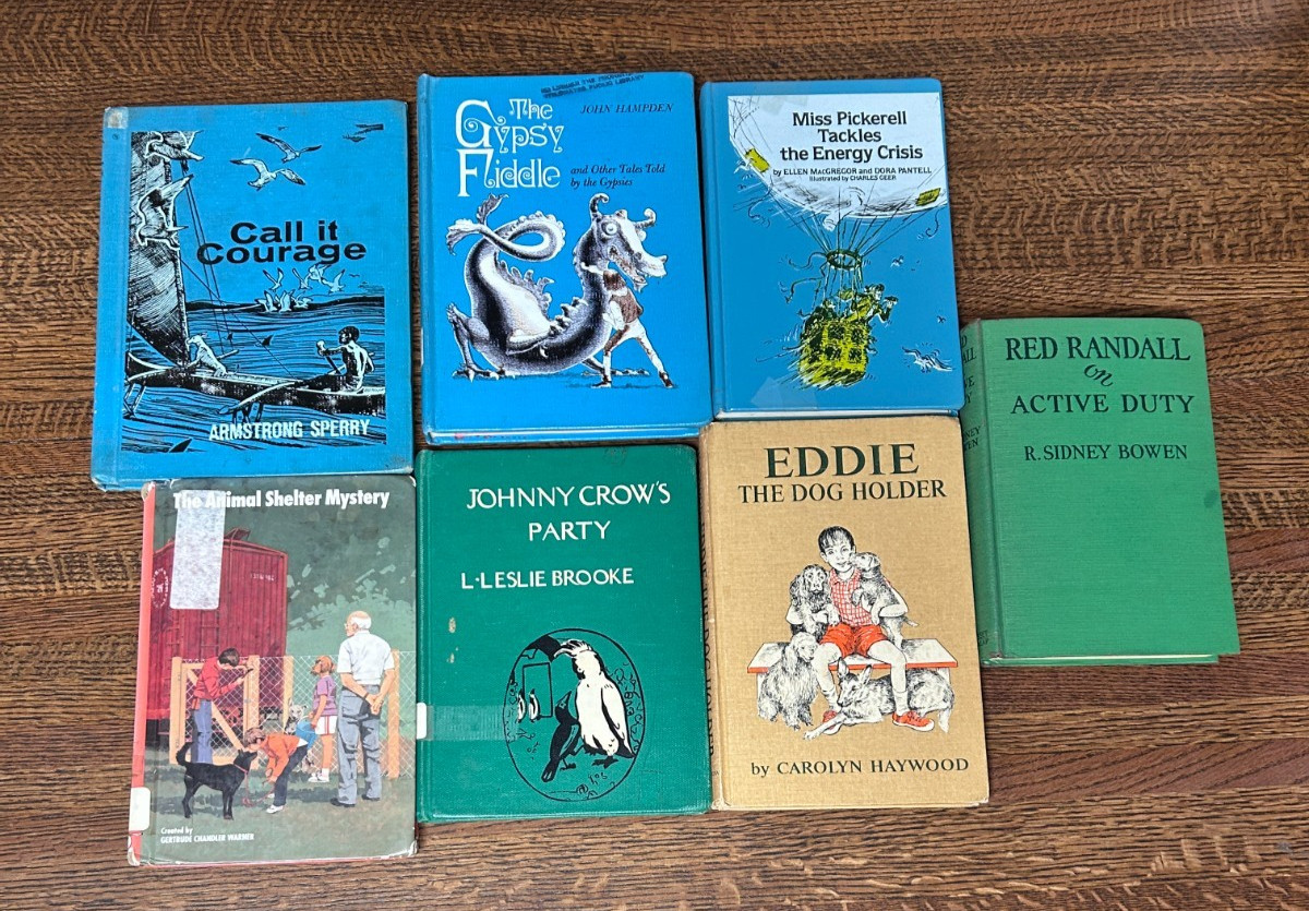 Lot of 7 Vintage Young Reader Hardcover, Pickerell, Red Randall, Animal Shelter