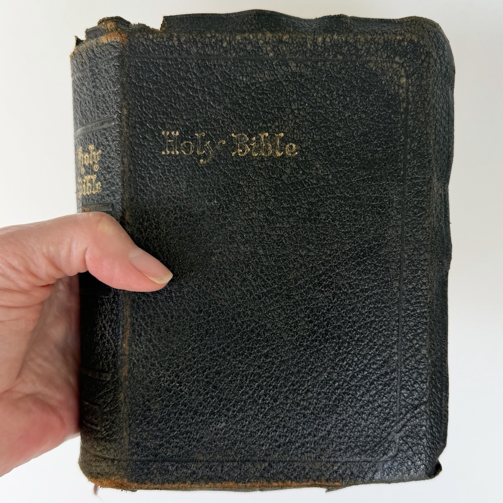 Vintage National Bible Press KJV Bible Philadelphia Genuine Leather – Ephemera
