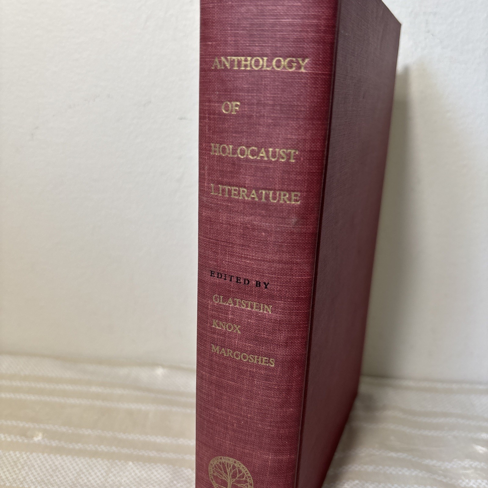 Anthology of Holocaust Literature Edited Glatstein Knox Margoshes HB 1969