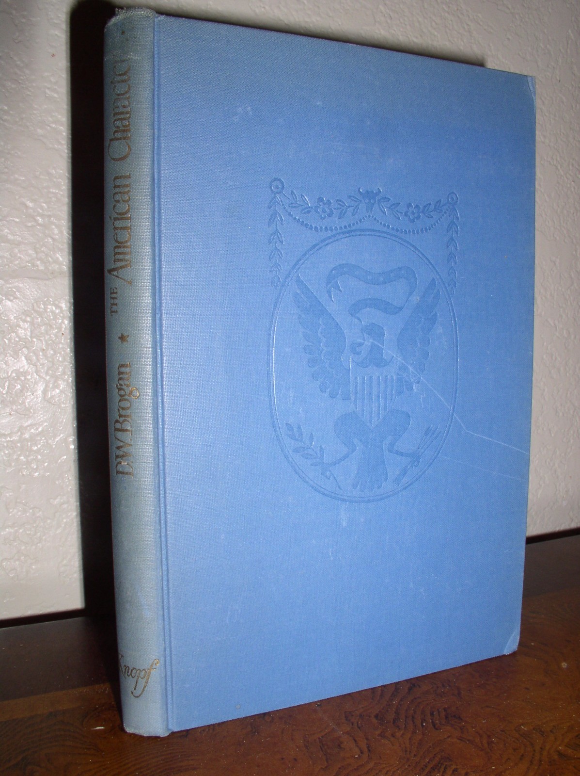 The American Character by D. W. Brogan (HC,1944)