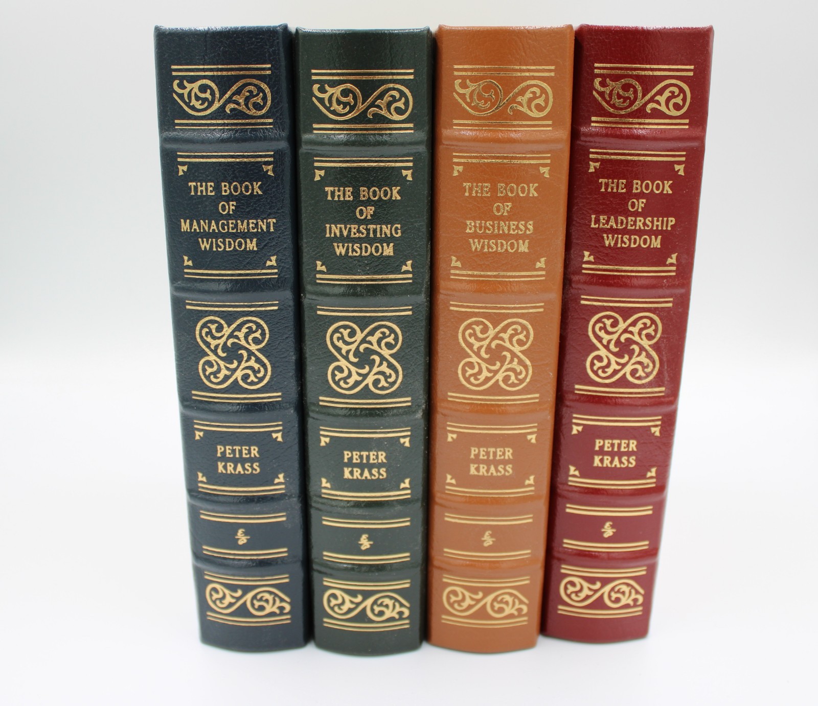 Easton Press Library of Business Editions. Colletor’s Set in 4 Vol. FINE/RARE!