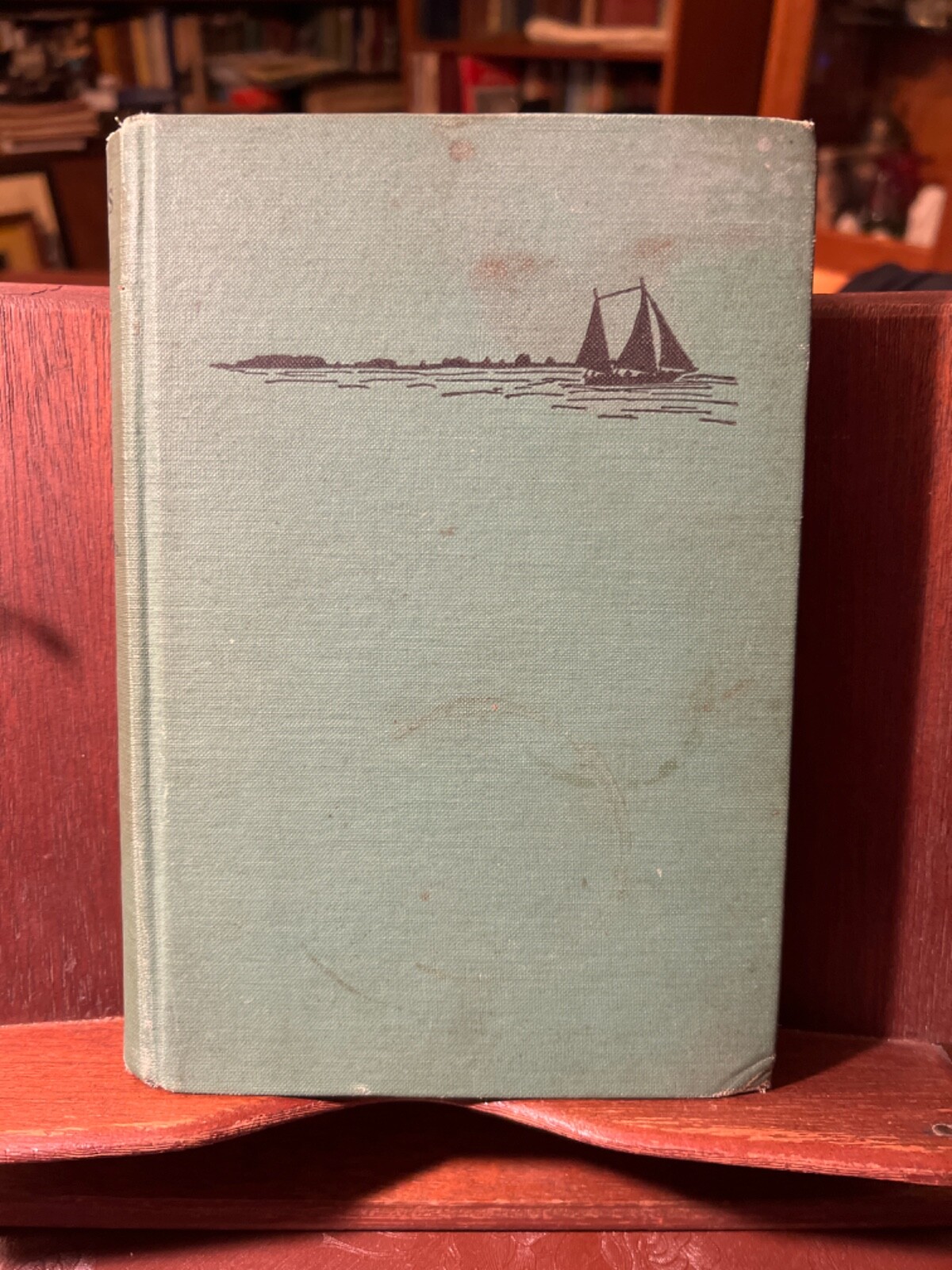 HTF 1909 Sailing Boating Chesapeake Bay Illus Folding Map Robert & George Barrie