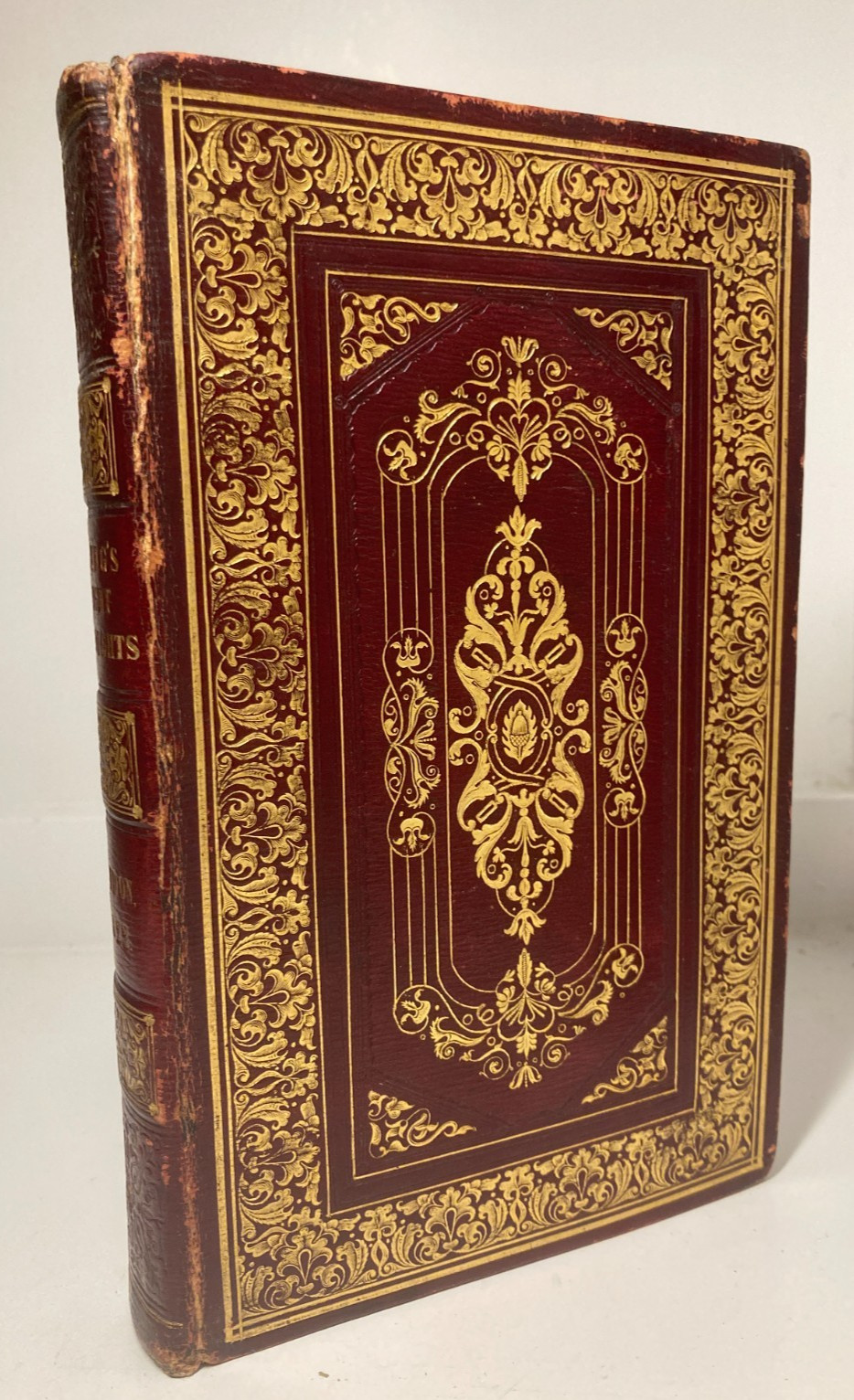 1822 Young Night Thoughts Fore-Edge Painting Greenwich Hospital Leather