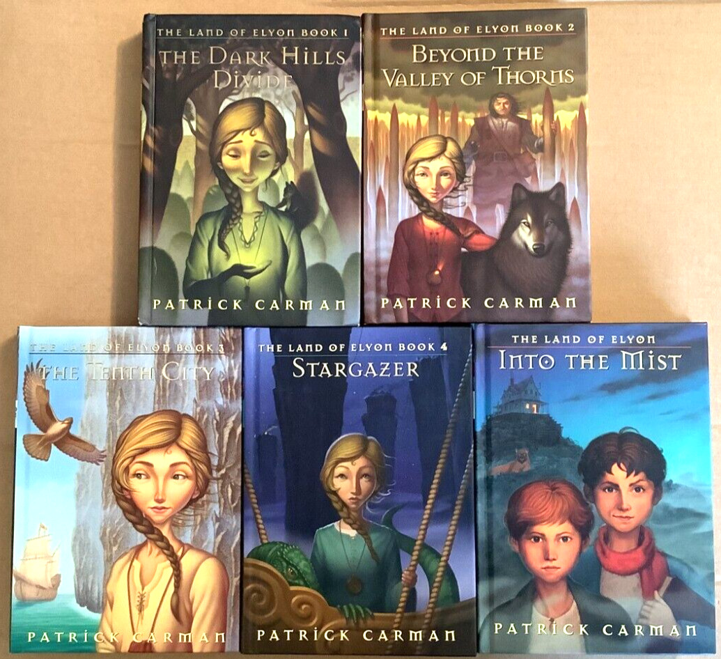 VG 2000s HC Set of 5 All First Editions Land Elyon Patrick Carman