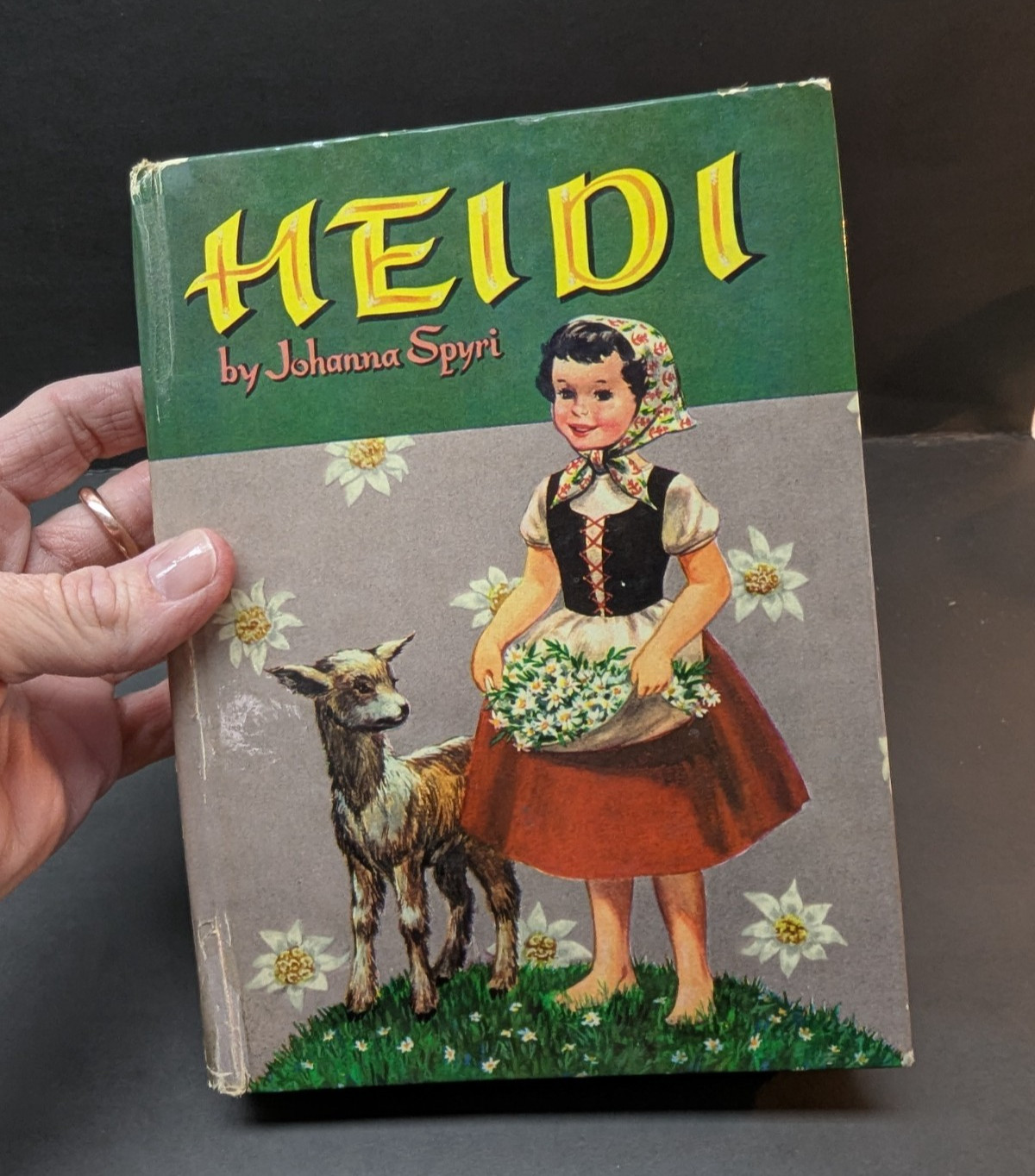 Heidi by Johanna Spyri Vintage Children’s Book Printed Hardcover 1955