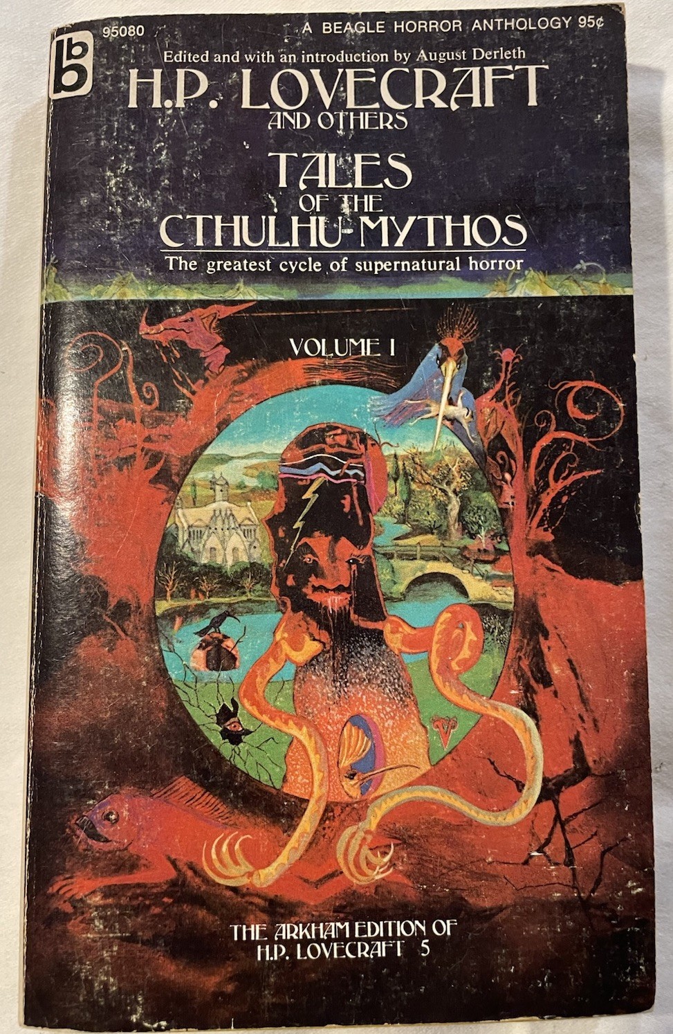 Tales of the Cthulhu Mythos H. P. Lovecraft Volume 1 Vintage Paperback Beagle