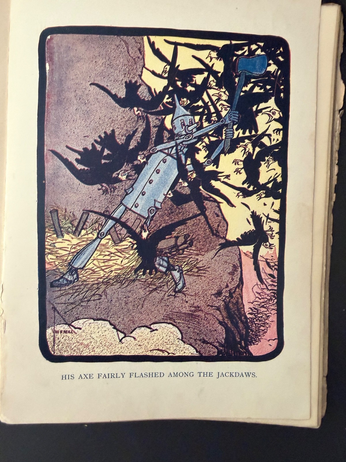 The Marvelous Land of Oz – L. Frank Baum – 1st Edition 2nd Printing (1904)