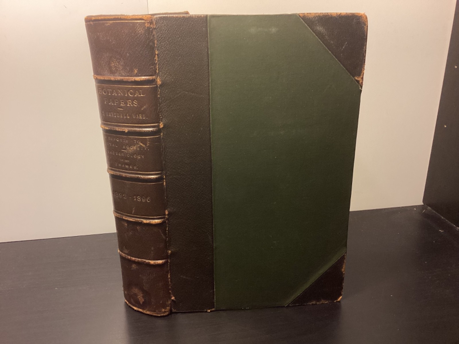1892-1896 Botanical Papers Of Harry Marshall Ward – See Below