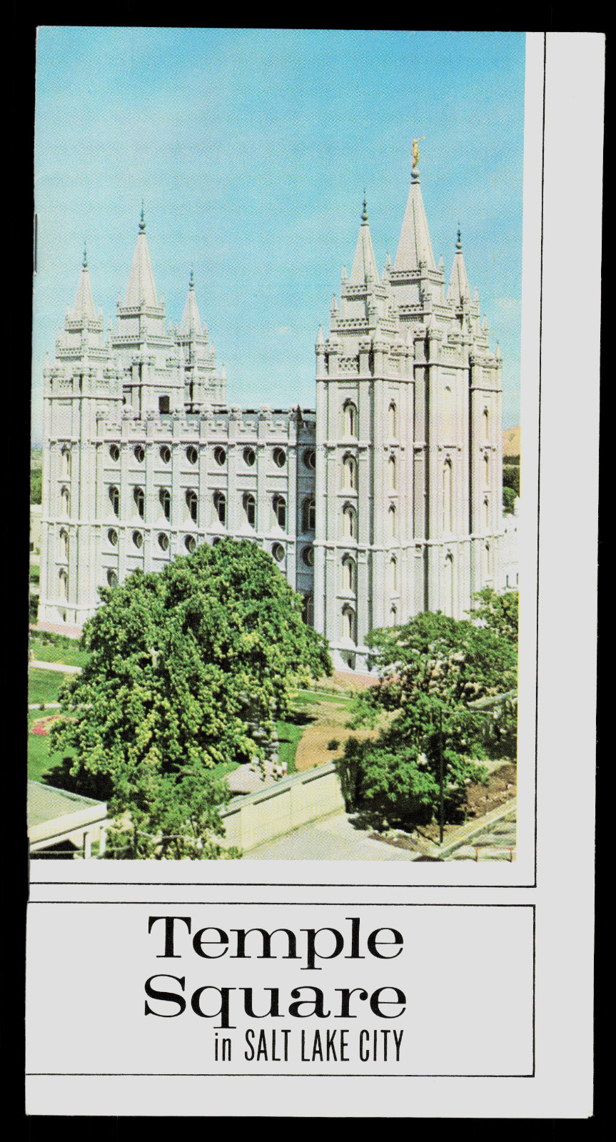 Temple Square Brochure Vintage – Salt Lake City, Utah