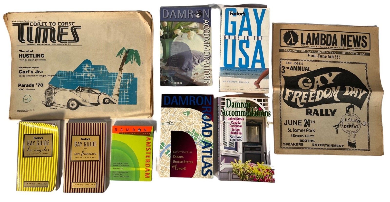Bob Damron / LGBTQ+ History Gay Travel Guides and Community Mapping 1st Edition