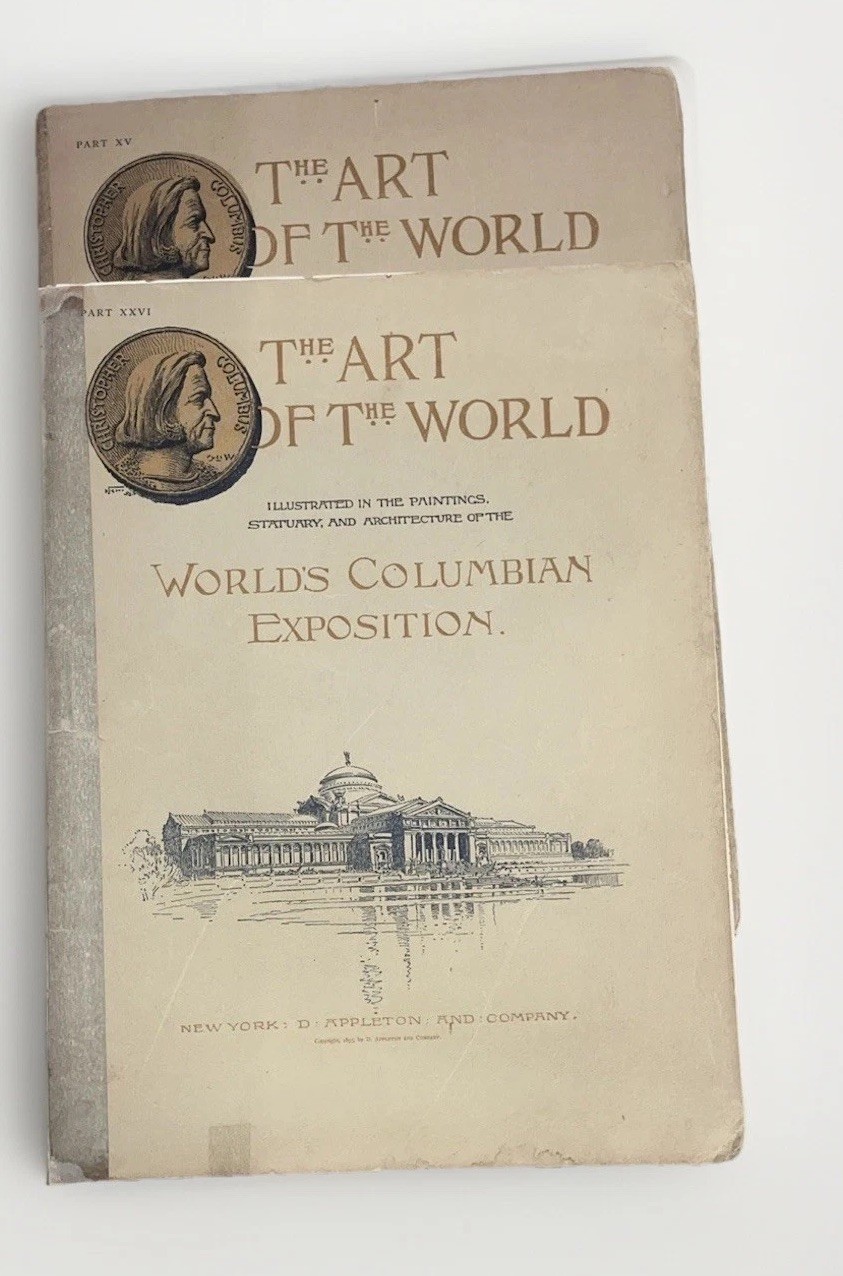 ART OF THE WORLD VOLUMES XV & XXVI OVERSIZED 19th CENTURY FOLIO ILLUSTRATED PRIN
