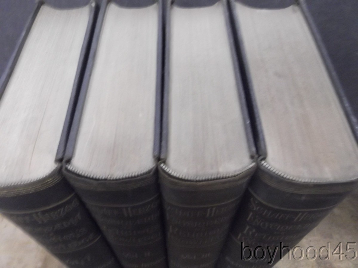 A Religious Encyclopaedia: Dictionary of Theology Ed. by Philip Schaff-4 V.-1891