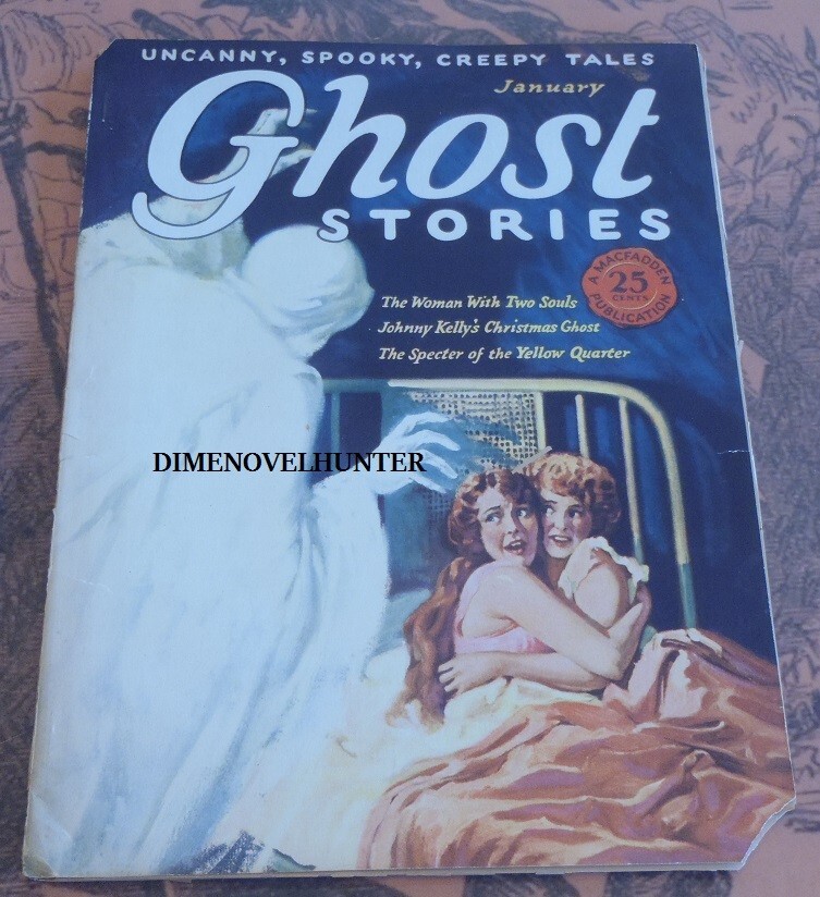 GHOST STORIES JANUARY 1927 SCARCE UNCANNY SPOOKY CREEPY TALES MACFADDDEN PUBLISH