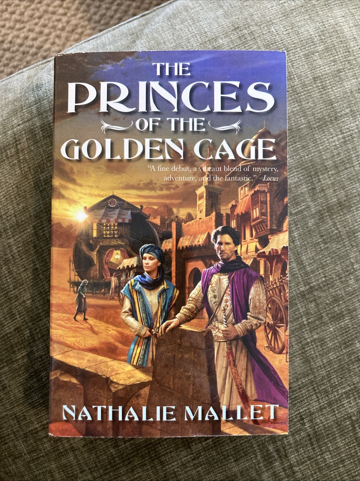 SF Vintage Pb, Princess Of The Golden Cage by Mallet, Night Shade pbo 2007, NF
