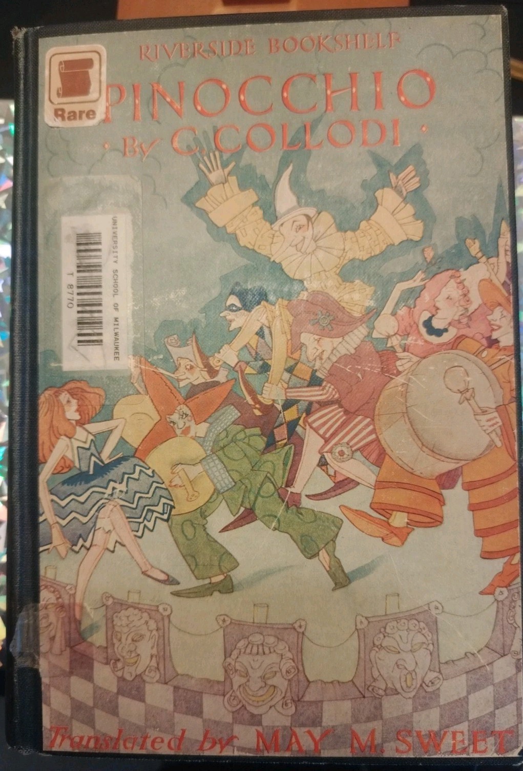 Riverside Bookshelf 4 Book Lot Pinocchio Spy Talisman She Blows Vintage HC