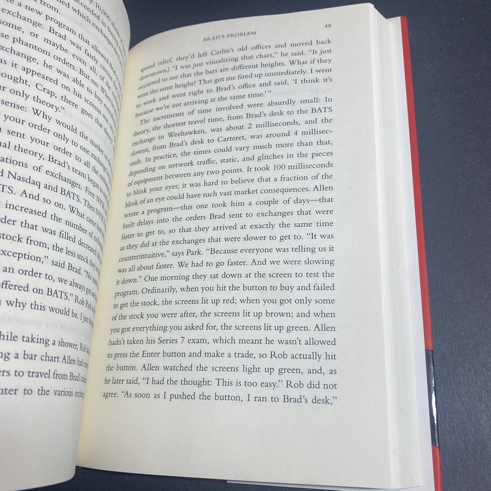 SIGNED Michael Lewis – Flash Boys, Hardcover 1st Edition / ALS