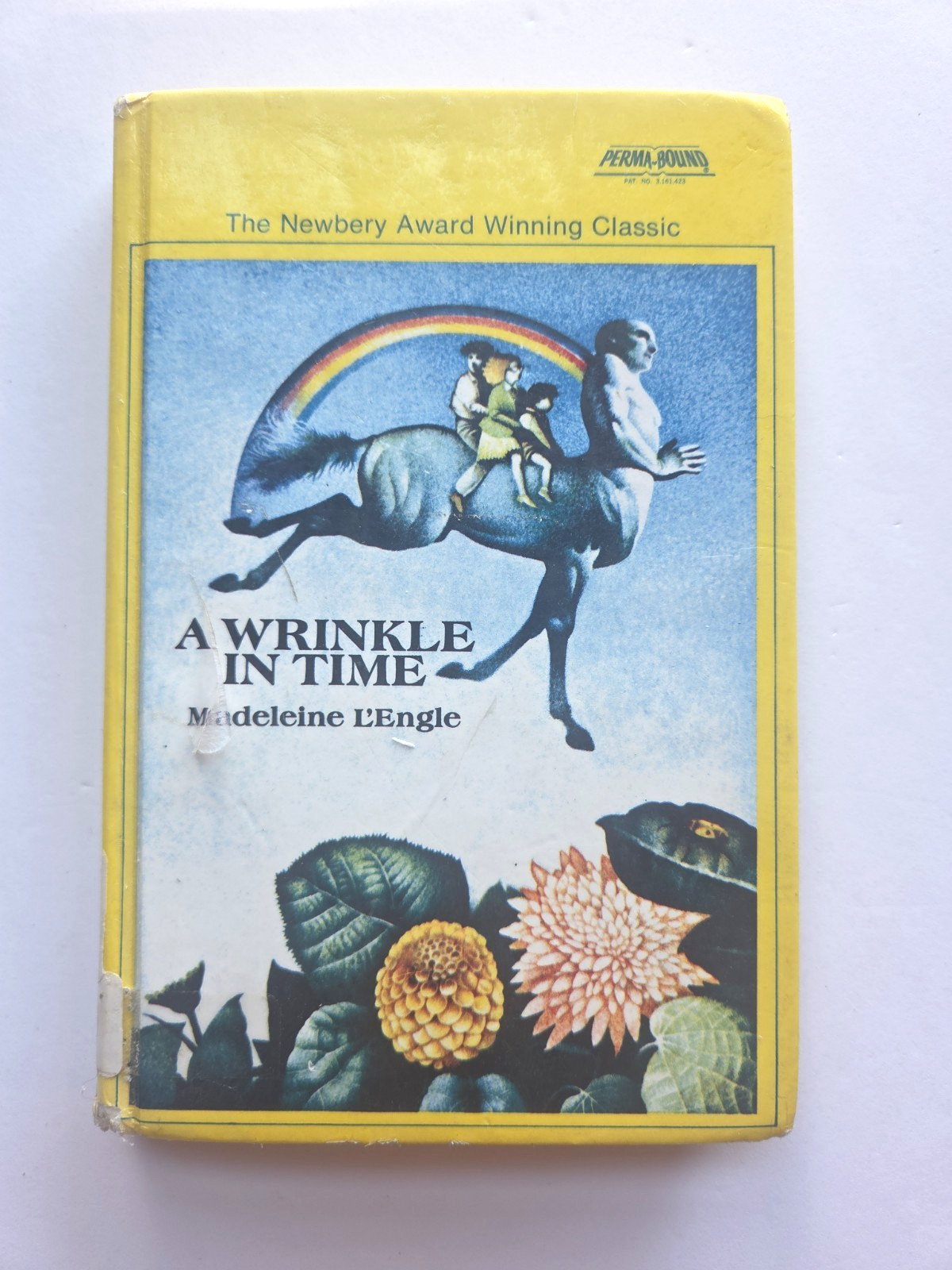 1973 A Wrinkle In Time By Madeleine L’Engle Hardcover Vintage Perma-Bound Ex-Lib