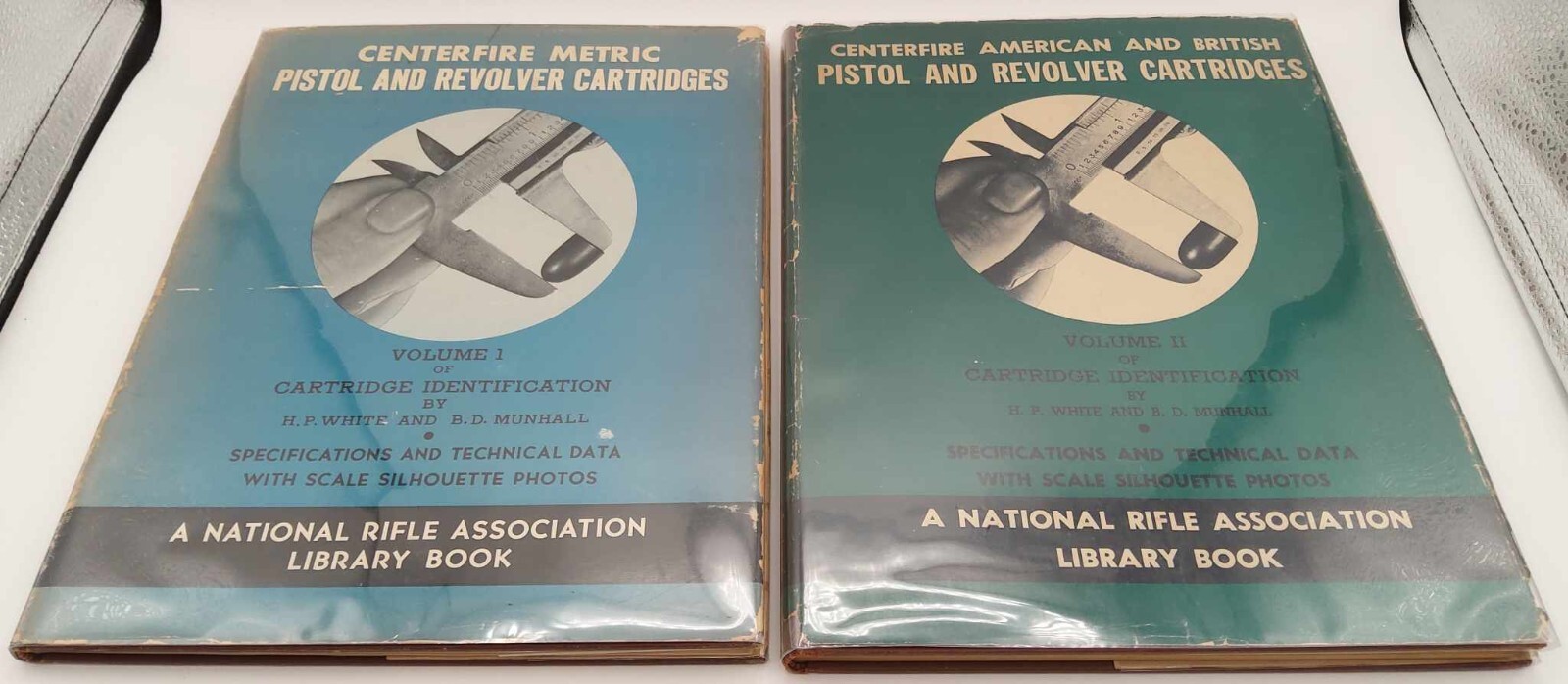 FIRST ED Centerfire Metric Pistol & Revolver Cartridges 1948 Vol I & 1950 Vol 2