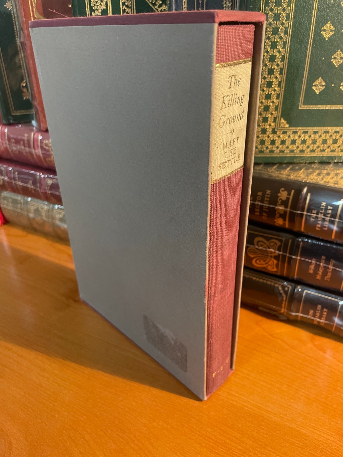 MARY LEE SETTLE/THE KILLING GROUND 1982 signed ltd. edition hc slipcase 1st ed.