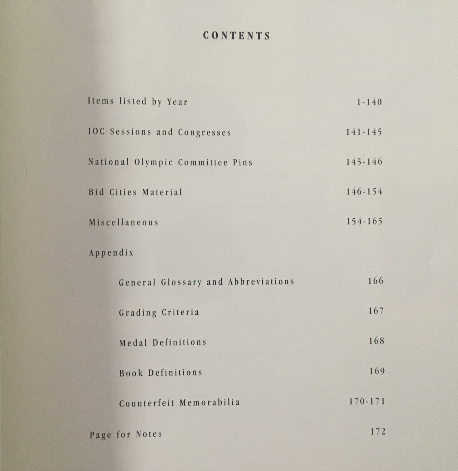 GVL CA USA – Olympic Collection Catalog – Auction Reference I – 1998 Cloth Book