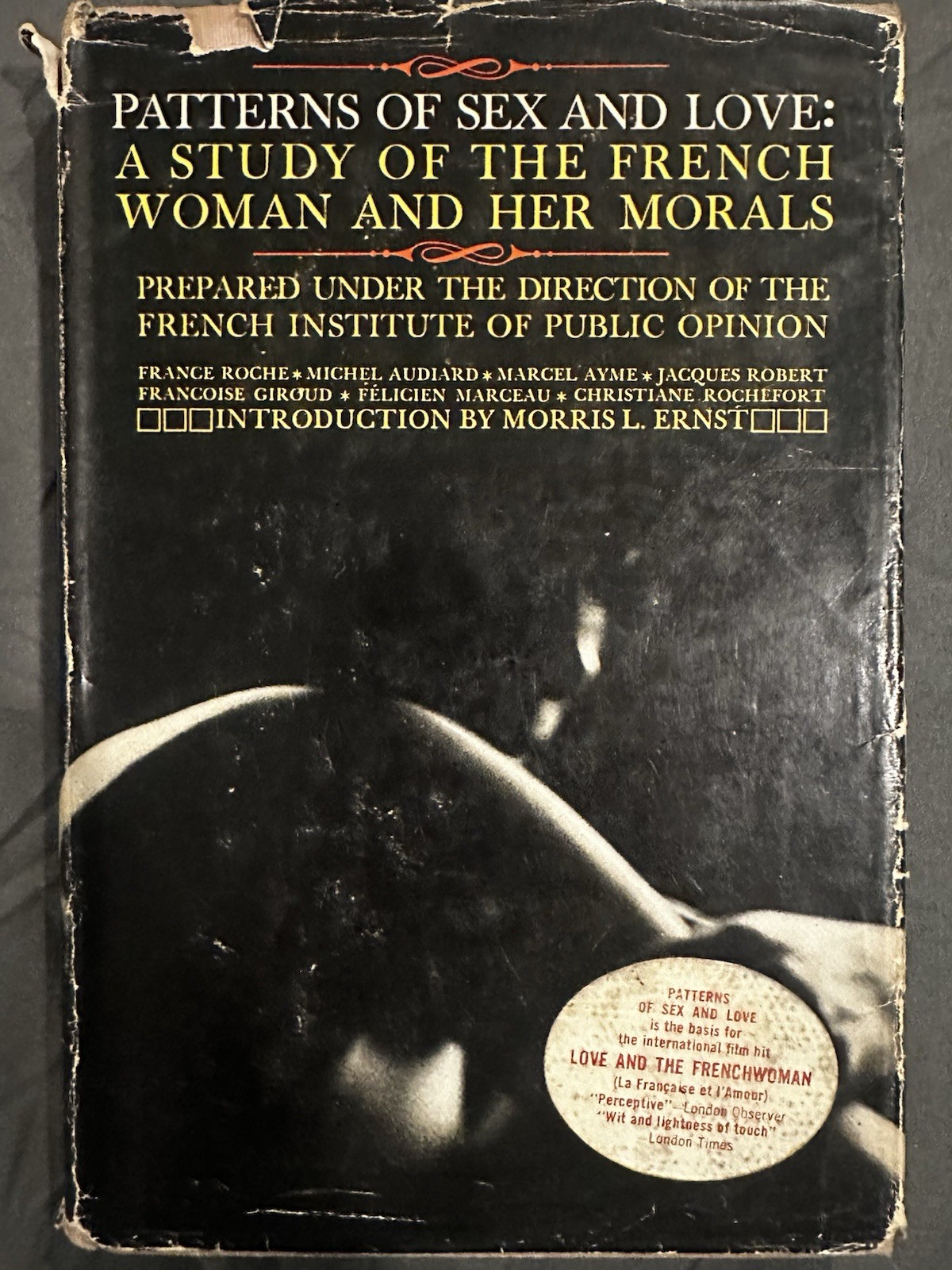 1960/Patterns of sex & love a study french woman & her morals/HC/DJ Good 1st ed