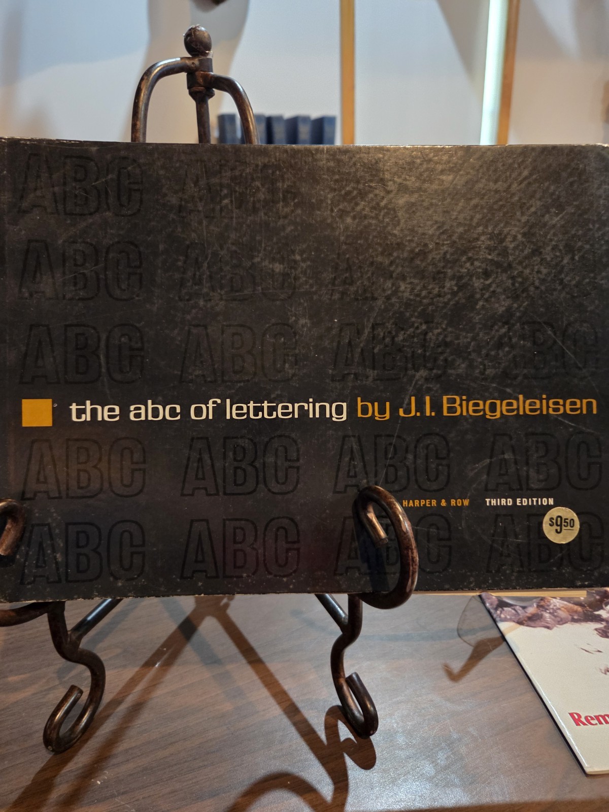 The ABC Of Lettering Copyright 1965 1st Edition Of 3rd Edition
