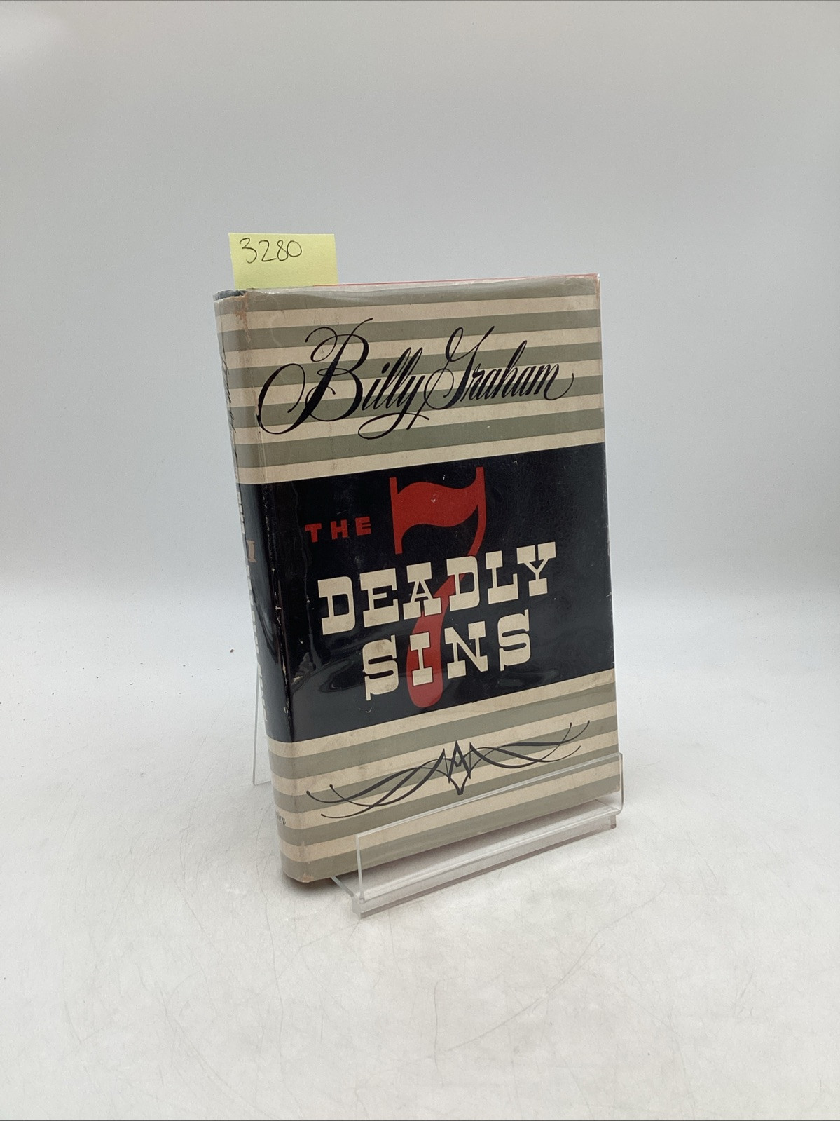 The Seven Deadly Sins 1st Ed Billy Graham Religion Zondervan Publishing House