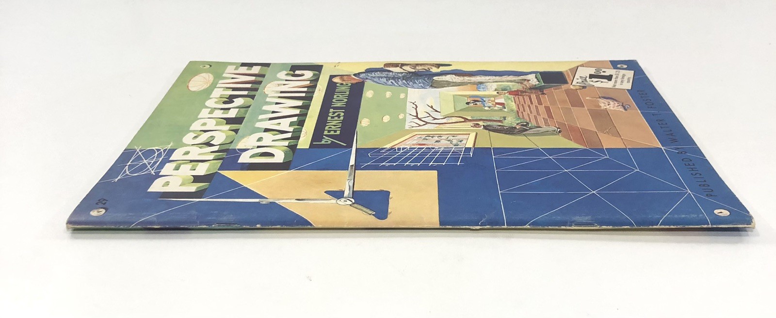 Perspective Drawing By Ernest Norling, Walter T Foster How To Draw Series Vtg