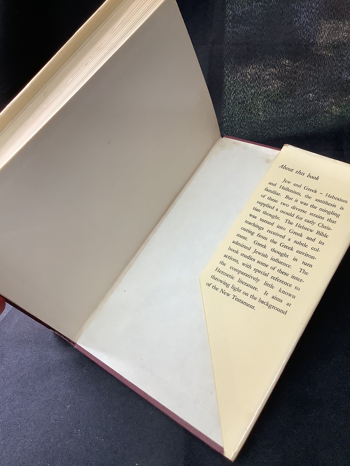 Very Good 2nd Imp. 1954 The Bible And The Greeks By Dodd HB