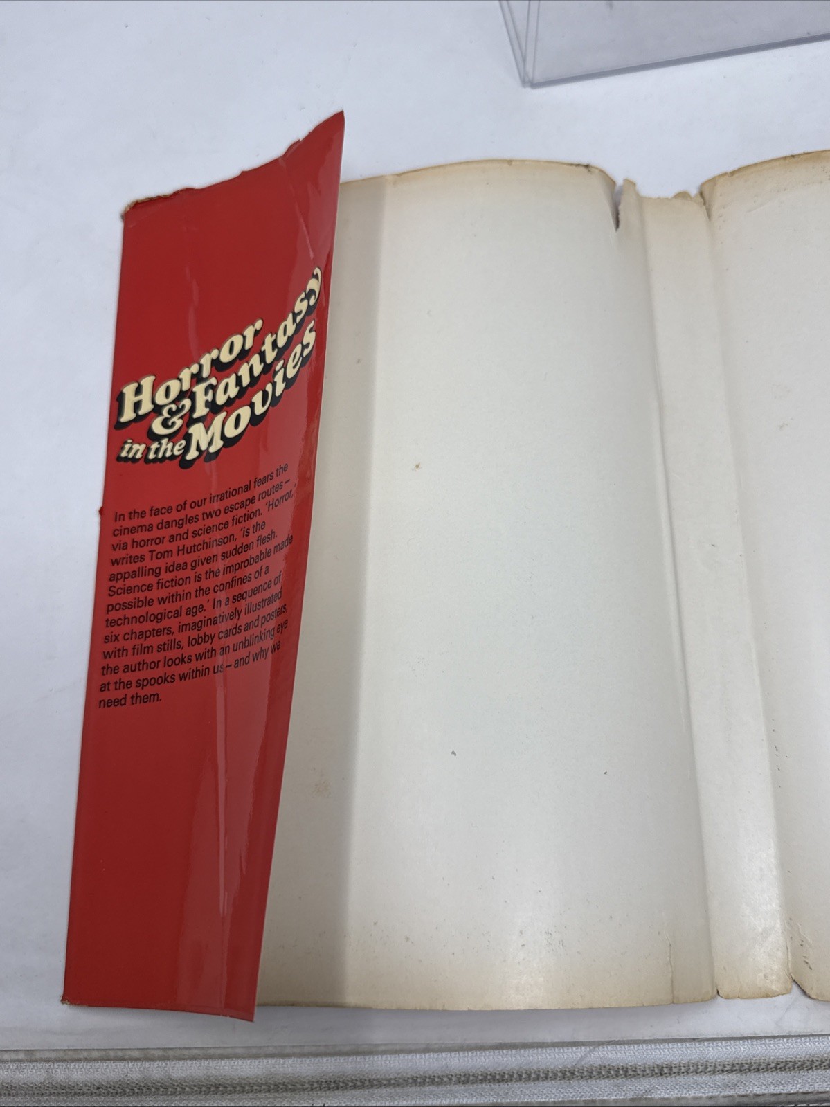Horror And Fantasy In The Movies Book Tom Hutchinson Crescent Books 1974 HC DJ