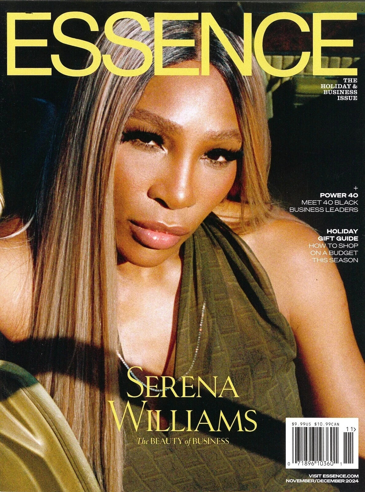 ESSENCE MAGAZINE | NOV/DEC 2024 | SERENA WILLIAMS