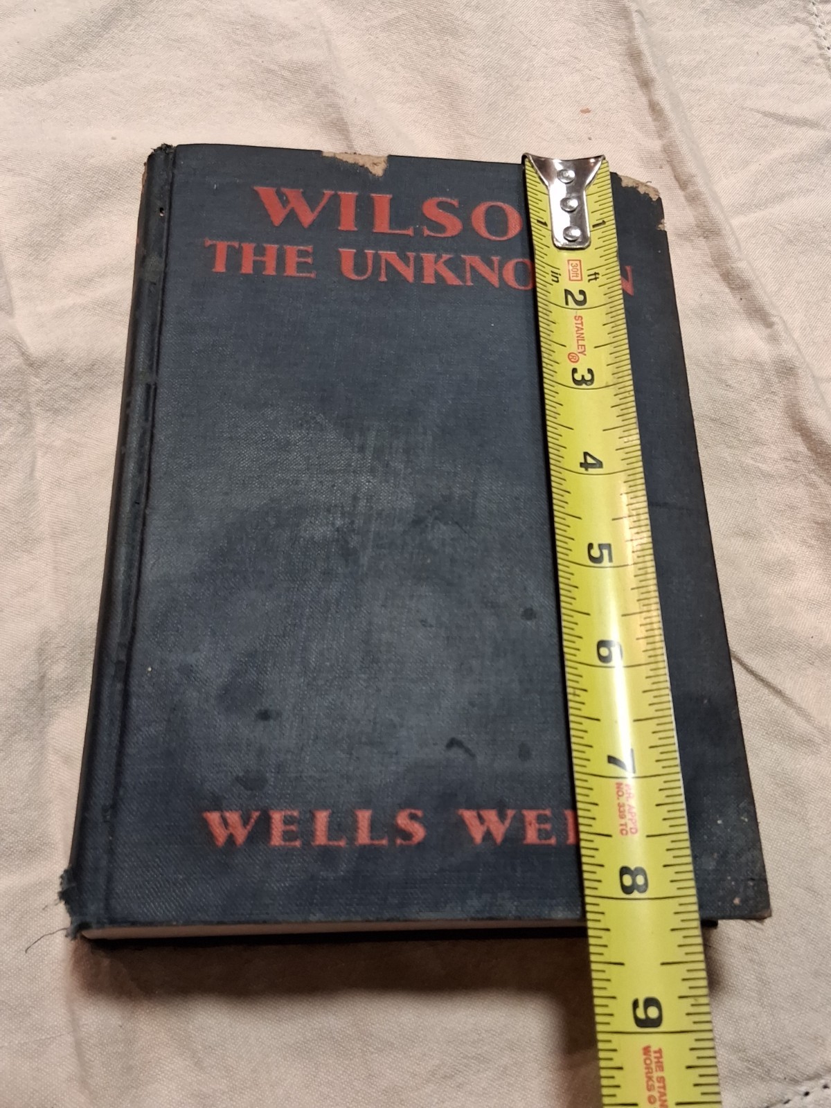 1st Edition – WILSON THE UNKNOWN – by Wells Wells 1931 Hardback Book ??