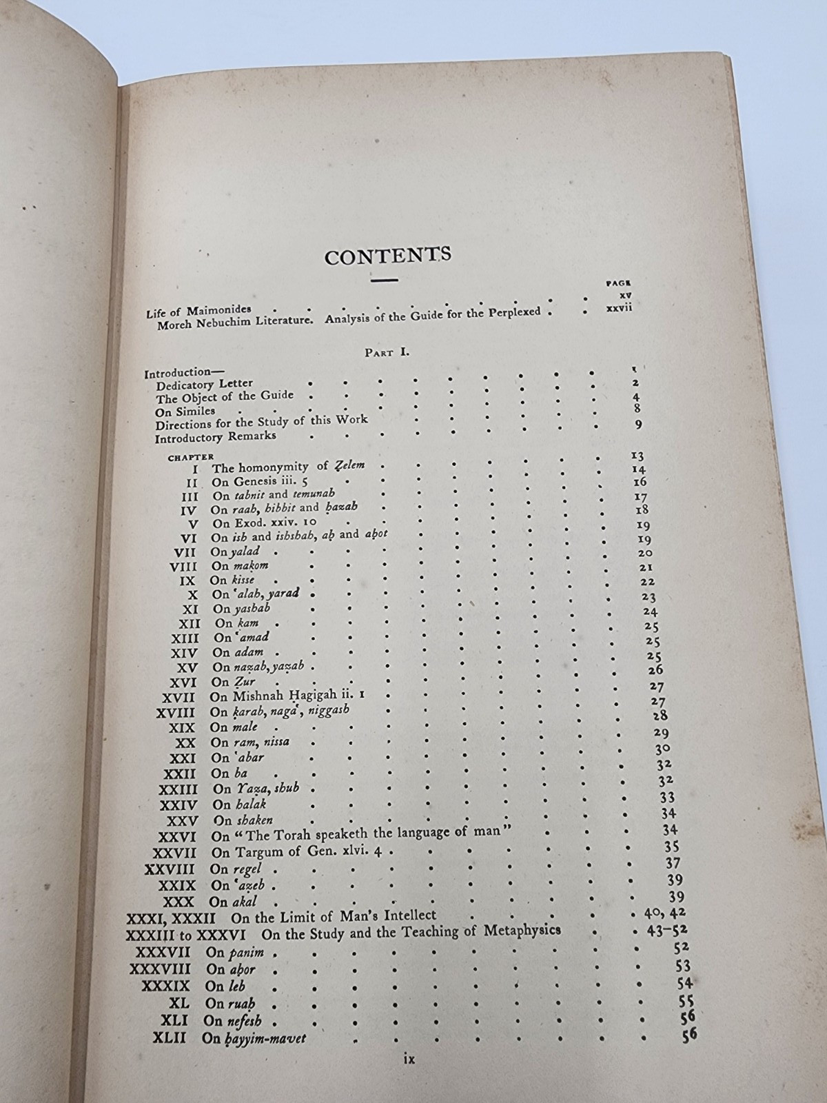 The Guide for the Perplexed Moses Maimondes 1936 Friedlander Translation Hardcov
