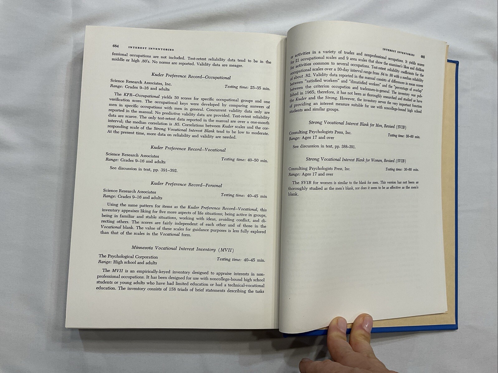 1969 – MEASUREMENT & EVALUATION IN PSYCHOLOGY & EDUCATION Thorndike Hagen RARE!